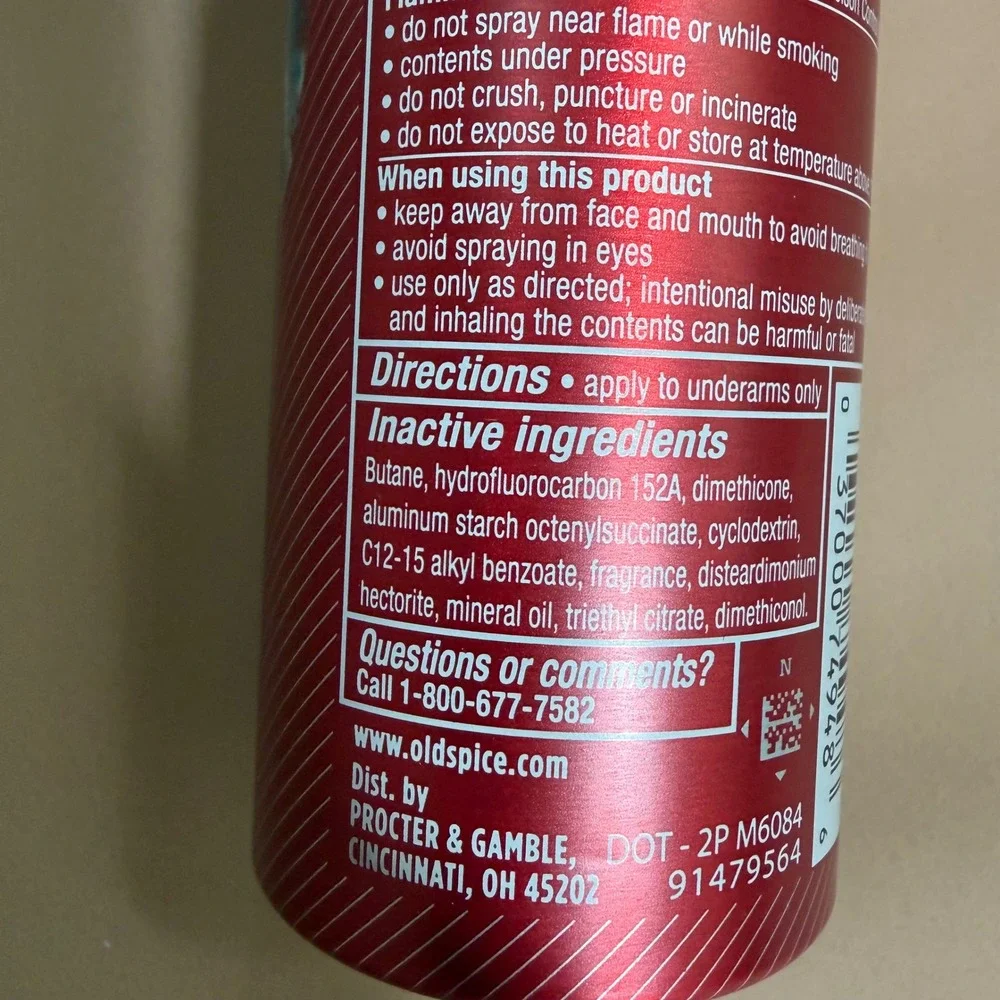 Old Spice Fiji Invisible Spray Antiperspirant Deodorant 3.8oz 3-Pack Bundle
